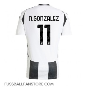 Juventus Nicolas Gonzalez #11 Replik Heimtrikot 2024-25 Kurzarm